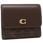 ショッピングコーチ コーチ 三つ折り財布 ミラ スモール フラップ ウォレット ブラウン レディース COACH CAT56 B4MPL
