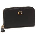 ショッピングcoach コーチ カードケース スモールジップアラウンド ブラック レディース COACH CR551 B4BK