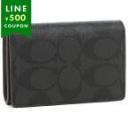 コーチ COACH カードケース 名刺入れ シグネチャー ブラック メンズ 91633 QBLWO アウトレット