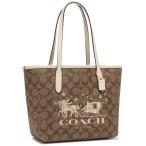 コーチ アウトレット トートバッグ ミニ シティ トート ホース アンド スレイ ベージュ ホワイト レディース COACH CM183 IMDJ8