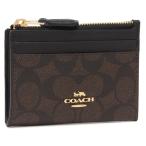 コーチ アウトレット 小銭入れ コインケース シグニチャー ミニ スキニー IDケース ブラック レディース COACH CW870 IMXAQ