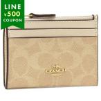 コーチ アウトレット 小銭入れ コインケース シグニチャー ミニ スキニー IDケース ホワイト レディース COACH CW870 IMXDM