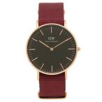 ダニエルウェリントン 腕時計 レディース メンズ Daniel Wellington DW00600273 DW00100273 CLASSIC クラシック ROSELYN ロゼリン 36MM ブラック レッド