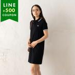 フレッドペリー ワンピース ツインティップ ブラック レディース FRED PERRY D3600 350