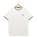 ショッピングフレッドペリー フレッドペリー Tシャツ カットソー ツイン ティップTシャツ クルーネック ホワイト メンズ FRED PERRY M1588 100