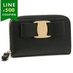 フェラガモ カードケース ヴァラ ブラック レディース FERRAGAMO 22D288 725290