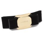 フェラガモ バレッタ ヴァラ ブラック ゴールド レディース Salvatore Ferragamo 340453 0786465