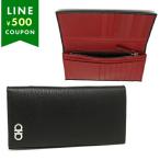 フェラガモ 長財布 メンズ FERRAGAMO 66A069 0686018 007 ブラック レッド