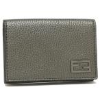 ショッピングフェンディ フェンディ カードケース 名刺入れ グレー メンズ FENDI 7M0222 AJJ1 F1HR3