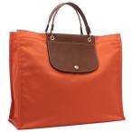 ロンシャン トートバッグ カバ Lサイズ ショッピングバッグ オレンジ レディース LONGCHAMP 10306 HGH 744 A4対応