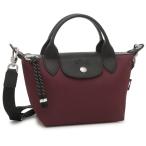 ショッピングロンシャン ロンシャン ハンドバッグ ショルダーバッグ プリアージュ エナジー XSサイズ ワインレッド ブラック レディース LONGCHAMP L1500 HSR 119