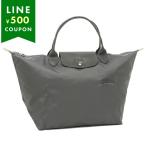 ロンシャン ハンドバッグ プリアージュグリーン Mサイズ グレー レディース LONGCHAMP 1623 919 P66