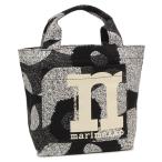 ショッピングマリメッコ マリメッコ トートバッグ ハンドバッグ 花柄 ミニバッグ グレー ブラック レディース MARIMEKKO 094579 910