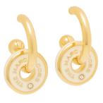 【返品OK】マークジェイコブス アクセサリー ピアス メダリオン フープ ホワイト ゴールド レディース MARC JACOBS J201MT1RE20 108