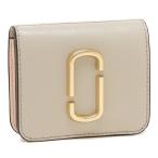 【返品OK】マークジェイコブス 二つ折り財布 スナップショット ミニ財布 グレー マルチ レディース MARC JACOBS S111L01PF21 088