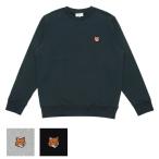  mezzo n лисица тренировочный футболка лиса head .... patch длинный рукав мужской MAISON KITSUNE PM00303KM0340 вырез лодочкой 