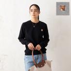  mezzo n лисица тренировочный лиса head patch женский MAISON KITSUNE LW00302 KM0001 FOX HEAD PATCH REGULAR SWEATSHIRT