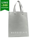 ショッピングマルジェラ MM6 エムエムシックス メゾンマルジェラ トートバッグ ミラノトート シルバー レディース MM6 Maison Margiela SB5WC0006 P5230 T9002 A4対応