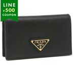プラダ カードケース サフィアーノトライアングル ブラック レディース PRADA 1MC122 QHH F0002