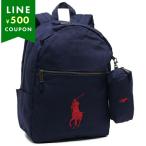 ショッピングラルフローレン ポロラルフローレン リュック バックパック ネイビー レッド レディース POLO RALPH LAUREN 9AR071 BCV A4対応