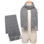 ポロラルフローレン マフラー リバーシブル グレー メンズ レディース ユニセックス POLO RALPH LAUREN PC0743 021