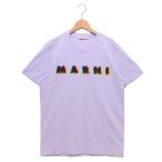 ショッピングマルニ マルニ Tシャツ 3D MARNIプリント コットンTシャツ 半袖Tシャツ トップス パープル メンズ MARNI HUMU0198PE USCV16 MCC42