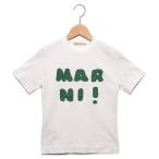 ショッピングマルニ マルニ Tシャツ・カットソー ロゴプリントクルーネックTシャツ キッズ ロゴ ホワイト キッズ MARNI M00934M00HZ MT163U 0M108