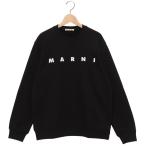 マルニ 子供服 スウェット ロゴプリント ブラック キッズ MARNI M01612 M00V0 0M900