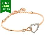 スワロフスキー ブレスレット アクセサリー SWAROVSKI 5518869 INFINITY HEART インフィニティ レディース バングル ローズゴールド/シルバー