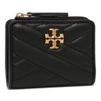 【P5％ 5/29 0時〜24時】トリーバーチ 二つ折り財布 キラ ミニ財布 ブラック レディース TORY BURCH 153121 001