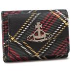 ショッピングヴィヴィアン ヴィヴィアンウエストウッド 三つ折り財布 チェック柄 レッド マルチカラー レディース VIVIENNE WESTWOOD 5115002UW S0022 N302