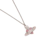 ショッピングペンダント ヴィヴィアンウエストウッド ネックレス ペンダント ディアマンテ ピンク シルバー レディース VIVIENNE WESTWOOD 630203BM P686