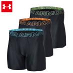  Under Armor UA Performance Tec 6 дюймовый нижний одежда (3 шт. комплект ) мужской 26SS (1387414) черный боксеры 