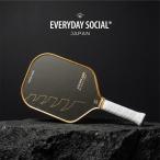 EVERYDAY SOCIAL ピックルボールパドル ASAMA ブラック＆ゴールド PWR 16mm (Black＆Gold) フォーム パワー