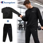  Champion костюм-сауна унисекс черный C8-CSW20 тренировка верх и низ в комплекте SAUNA SUIT Champion