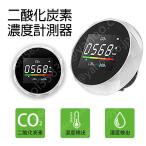 CO2測定器  2色選べる  二酸化炭素濃度計 多機能 温度 湿度 濃度測定 高精度 USB給電 検測機　広い適用範囲  C0-06 2CO6