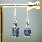 Yahoo! Yahoo!ショッピング(ヤフー ショッピング)アランベイ　グラスツイスト　ピアス　ブラック＆シルバー