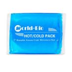 ショッピング氷嚢 WORLD-BIO 固くならない保冷剤 氷嚢 アイスマット アイシング ホットパック アイシング用品 冷温両用 肩 肘 腰 頭 額用 暑さ対