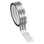 PATIKILme треска iz полиэстер плёнка лента 5/16" x 55 ярд 3 упаковка металлик декоративный элемент лента глянец серебряный склеивание зеркало te-