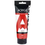 AUREUO акриловая краска алый 120ml камера - парусина, скала, дерево, керамика, ткань для нет . пигмент - картина love . дом, первый сердце 