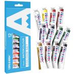 AUREUO труба форма акварель комплект 12 ml×12 камера нет . пигмент - искусство . произведение, пейзаж фотография картина - картина love . дом, начинающий, художник 