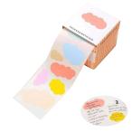 CHENLONB 可愛い付箋紙 雲形 カラフル 