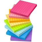 80枚*8冊付箋 75x75mm ふせん 付箋紙 罫