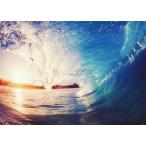 キャンバスアート 日の出の波(Sunrise Wave) カリーノ(Carino) 700x500mm/絵画 壁掛け 壁飾り インテリア 油絵 花 アートパネル ポスター 絵