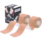 プレカットテーピングテープ 2巻入 5cmx5m キネシオ テープ キネシオロジーテープ 筋肉テープ 筋肉・関節をサポート伸縮性強い 通気性