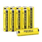 PKCELL ニカド電池 単3形 1.2V ニッカド 充電電池 NICD AA600mAh (10本組)