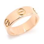 カルティエ ラブリング クラシックモデル B4084849 #49 9号 K18PG LOVEリング B4084800 ビス ピンクゴールド 地金6.0g 中古 送料無料