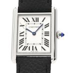 [3年保証] カルティエ ボーイズ タンクマストドゥカルティエウォッチLM WSTA0041 タンクマストLM シルバー クオーツ 腕時計 中古 送料無料