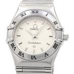 ショッピング腕時計 レディース オメガ レディース コンステレーション ミニ 1562.30 電池交換/新品仕上済 ギョーシェ彫り シルバー文字盤 クオーツ 腕時計 中古 送料無料