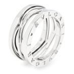 ショッピング13号 ブルガリ ビー・ゼロワン レジェンドリング #54 13号 K18WG B.Zero1 ビーゼロワンリング ホワイトゴールド 地金10.0g 中古 送料無料